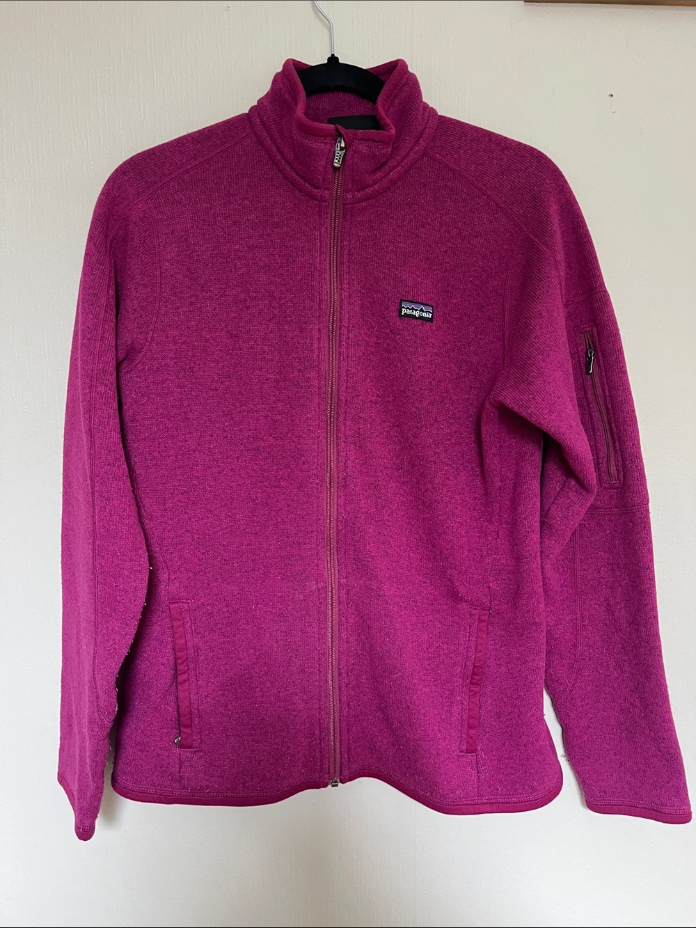 Patagonia Women’s Full-Zip Teddy Fleece Jacket - Magenta Pink